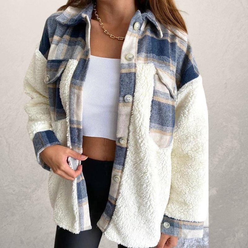 Ladies jacket mesh cashmere jacket