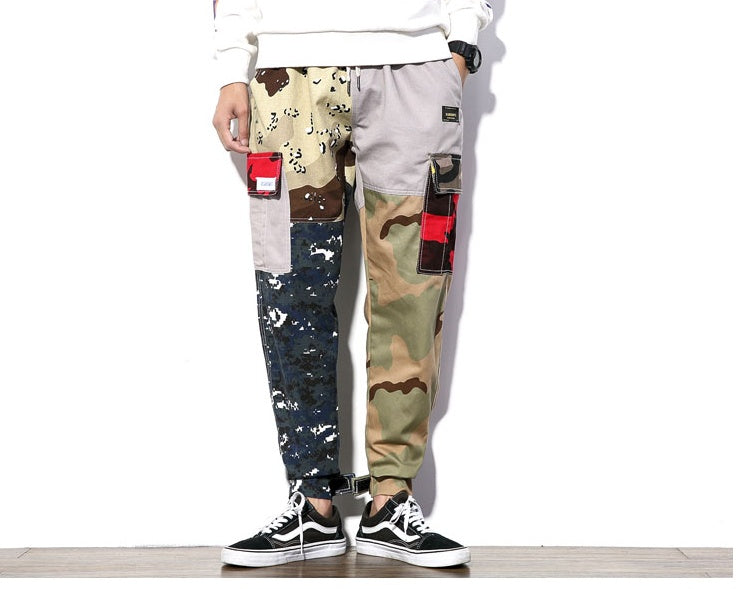 Autumn loose camouflage casual trousers