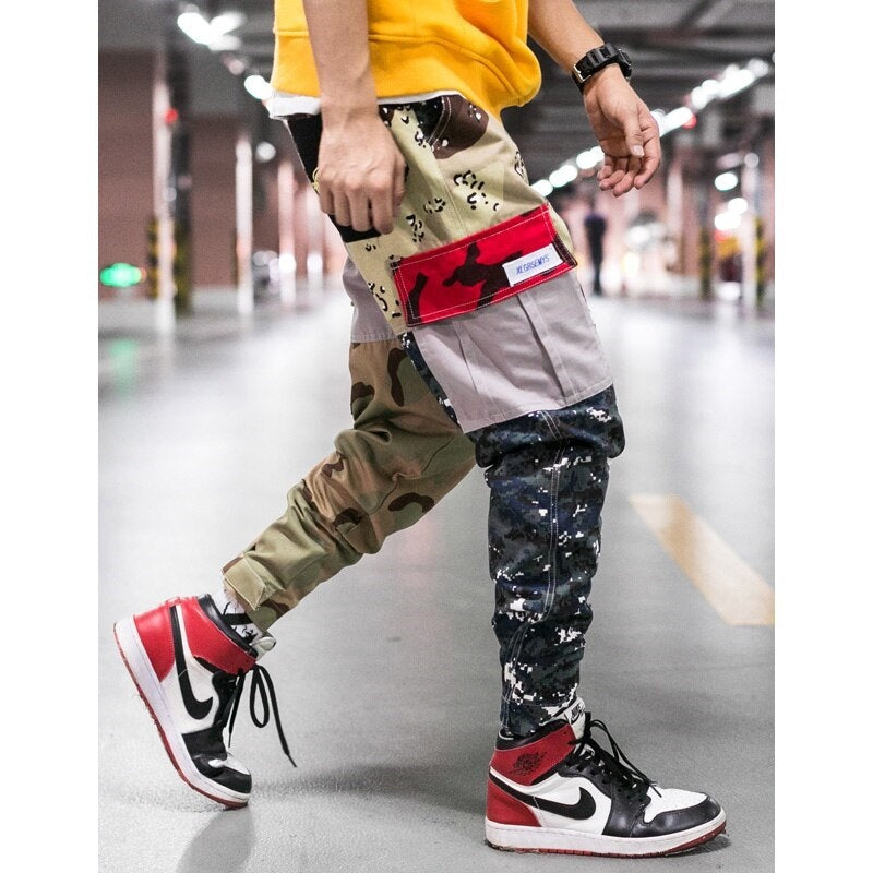Autumn loose camouflage casual trousers