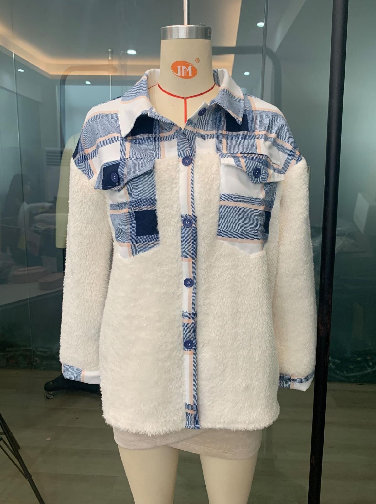 Ladies jacket mesh cashmere jacket