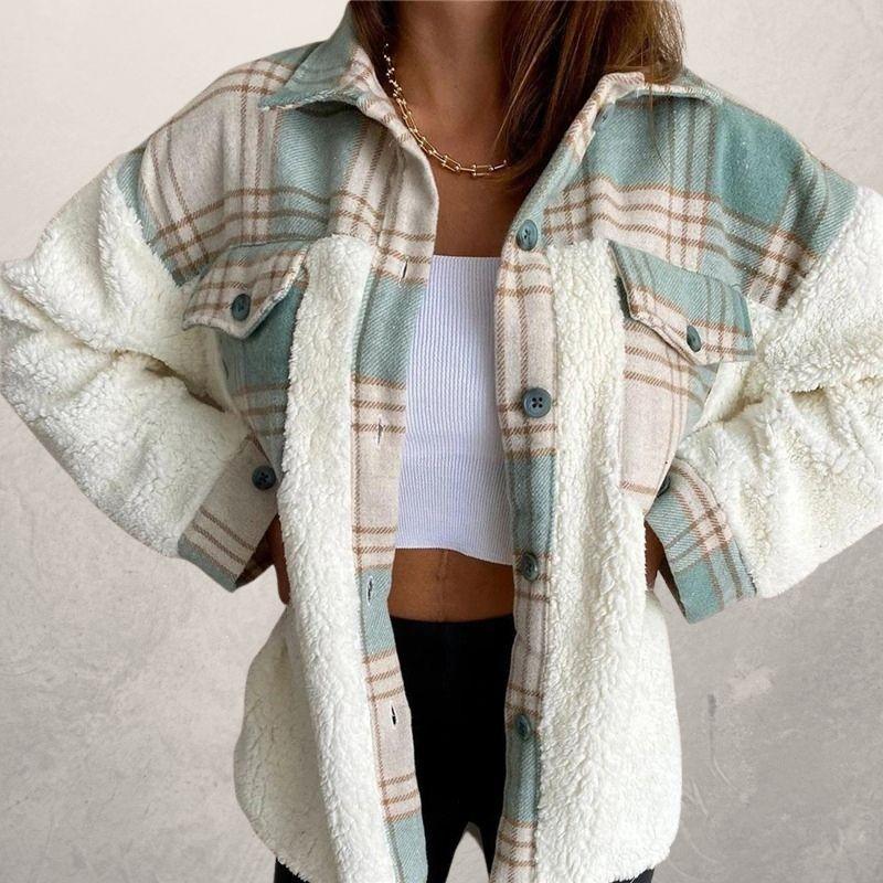 Ladies jacket mesh cashmere jacket