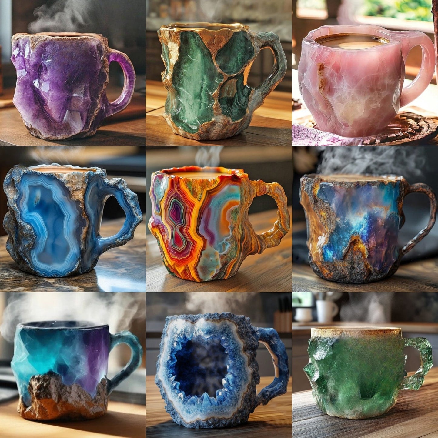 Good Luck - Mineral Crystal Coffee Mugs