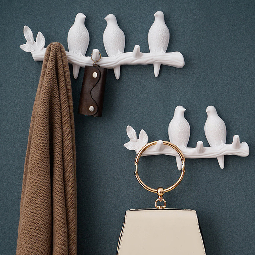 Wall hanging bird hook