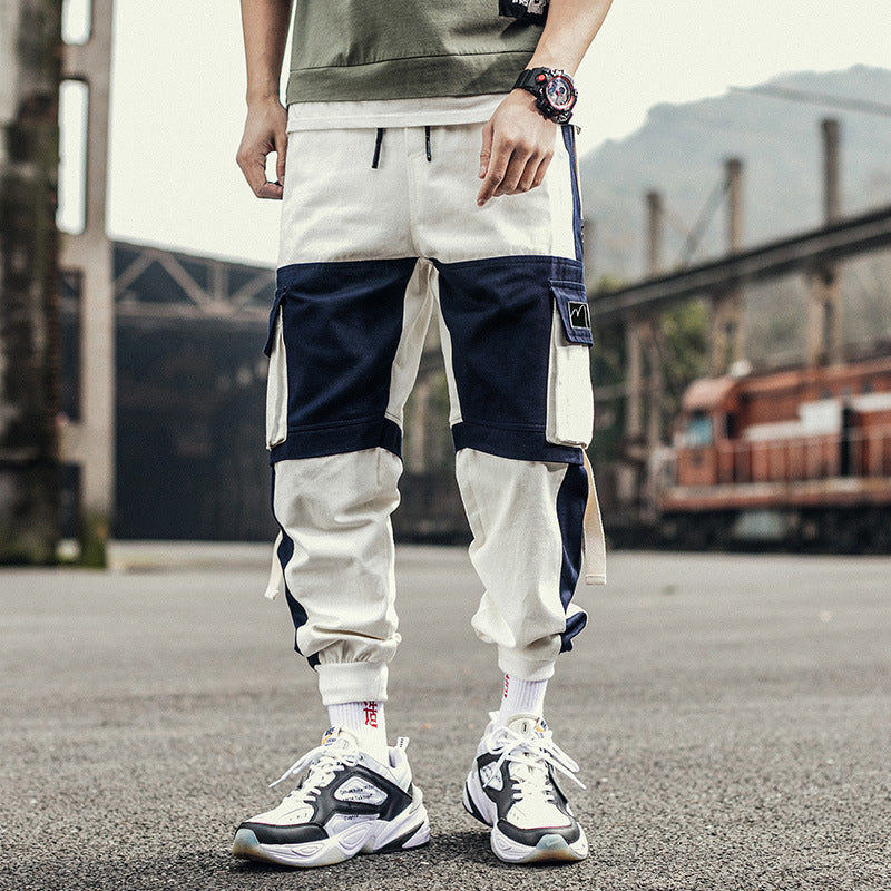 Pocket Contrast Cargo Pants