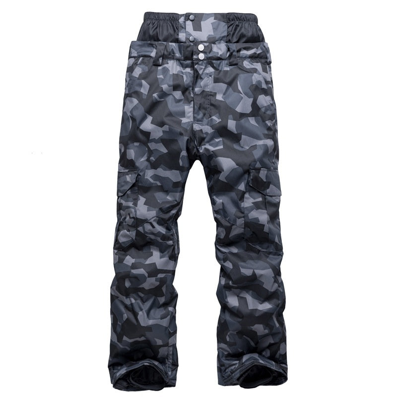 Men's Warm Thickened Loose Version Ski Pants