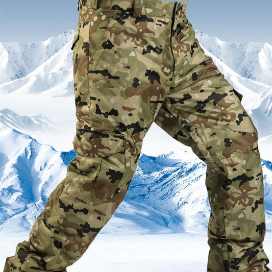 Men's Warm Thickened Loose Version Ski Pants