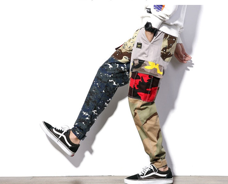 Autumn  loose camouflage casual trousers