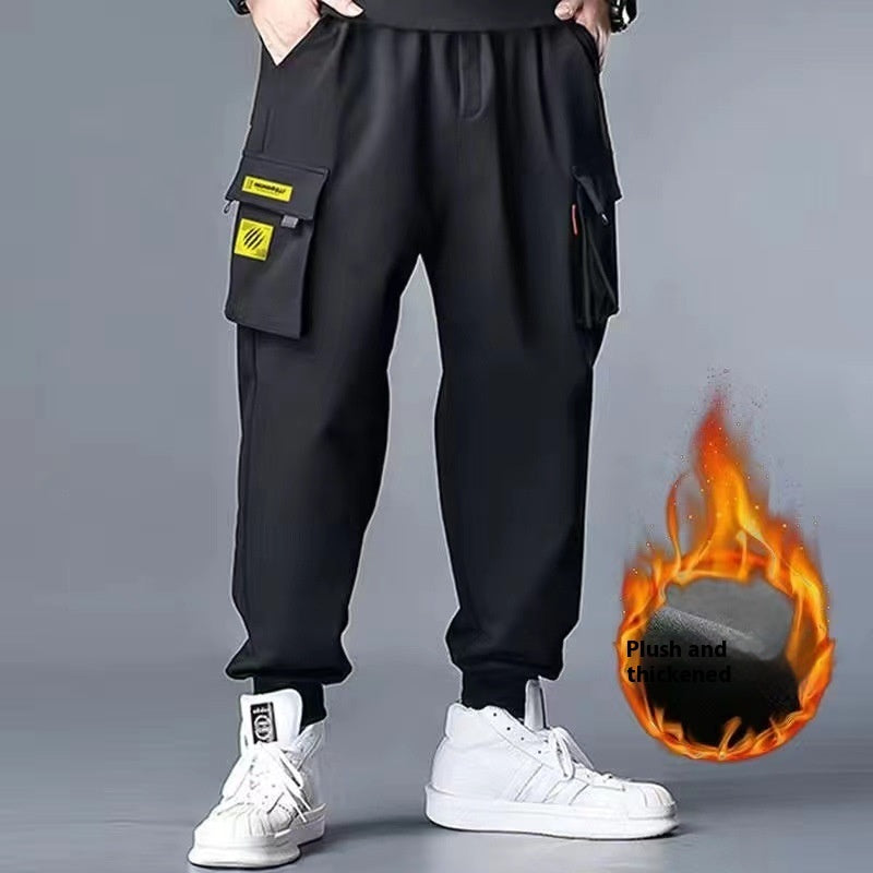 Polyester Plus Size Men's Casual Working Pants