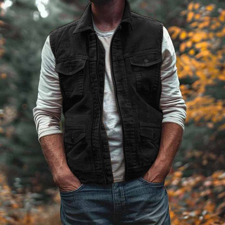 Fashion Retro Waistcoat Vest Casual Men