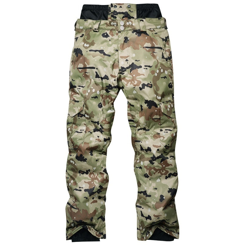 Men's Warm Thickened Loose Version Ski Pants