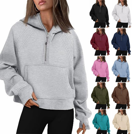 Zipper Hoodies Sweatshirts With Pocket